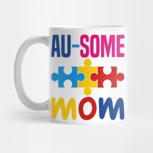 Autism Ausome mom Mug